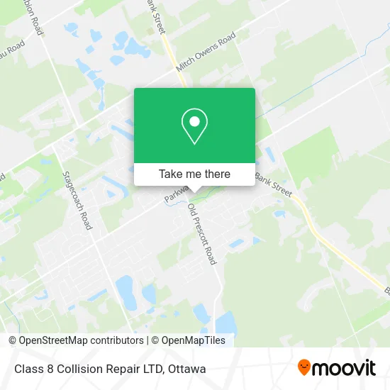 Class 8 Collision Repair LTD map