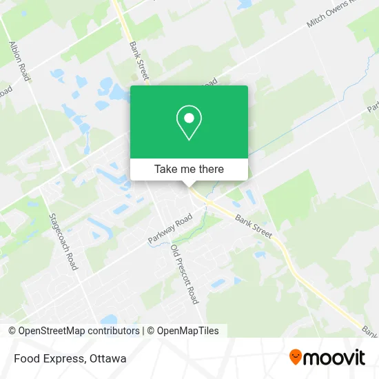 Food Express map