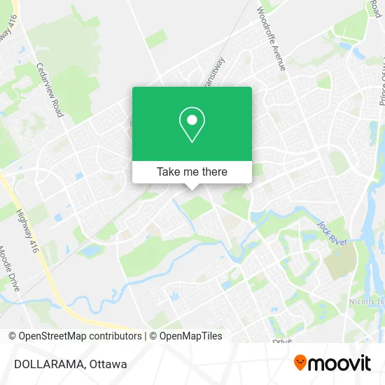 DOLLARAMA map