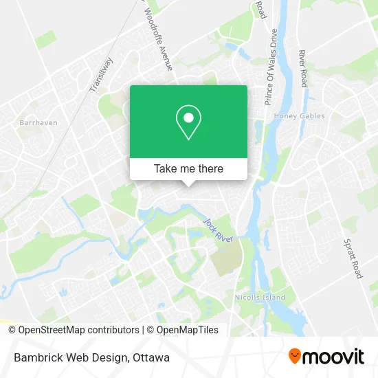 Bambrick Web Design map