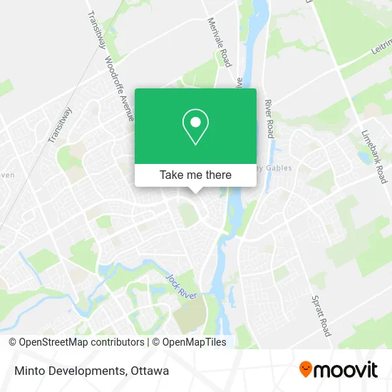 Minto Developments map
