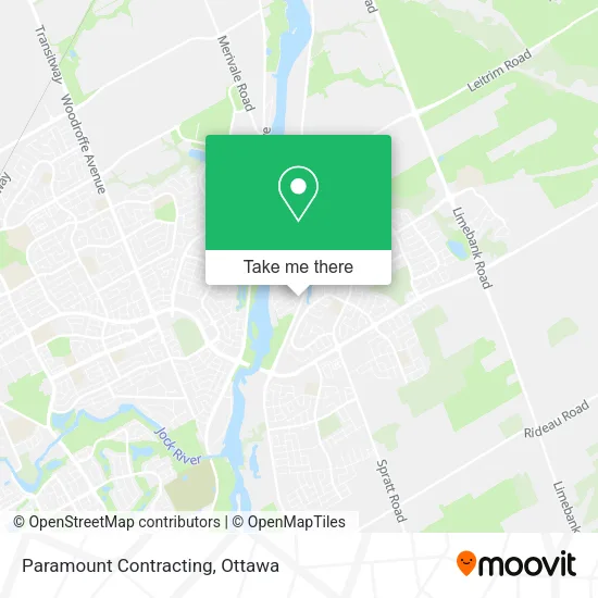 Paramount Contracting map