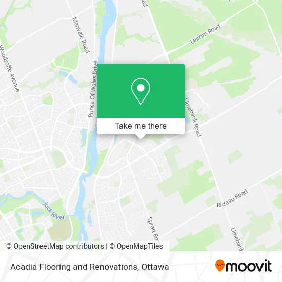 Acadia Flooring and Renovations map