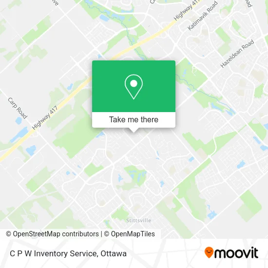 C P W Inventory Service map