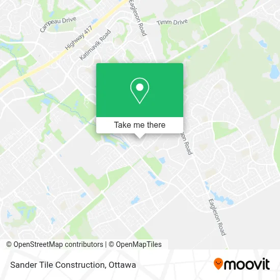 Sander Tile Construction map