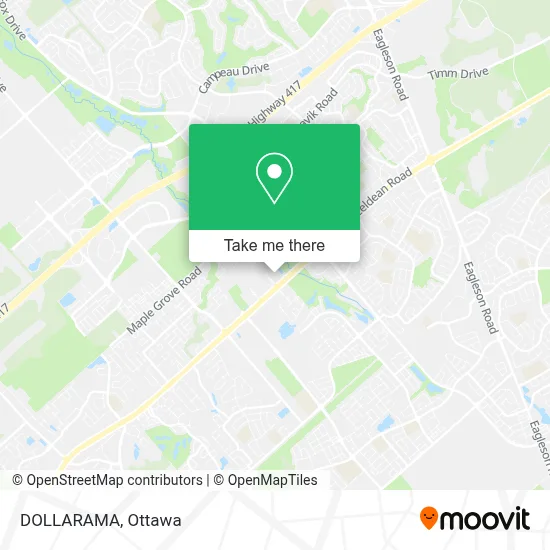DOLLARAMA map