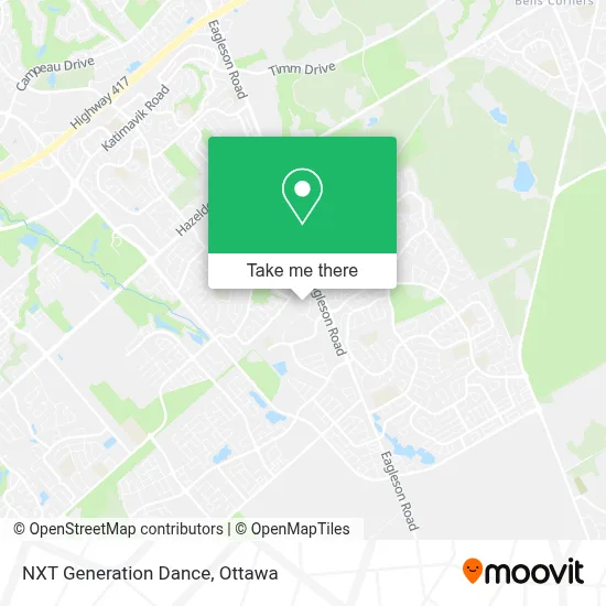 NXT Generation Dance map