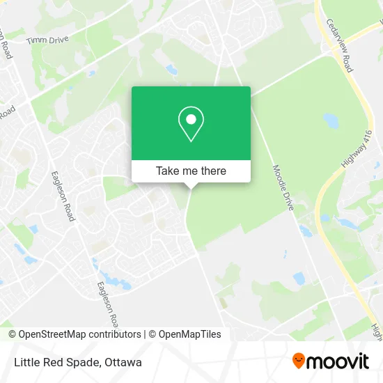 Little Red Spade map