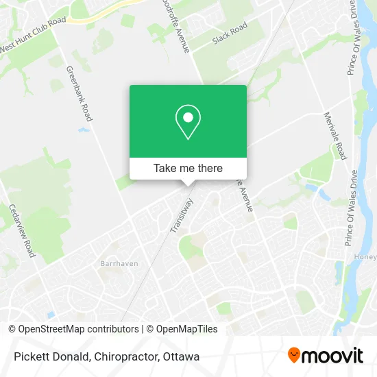 Pickett Donald, Chiropractor map