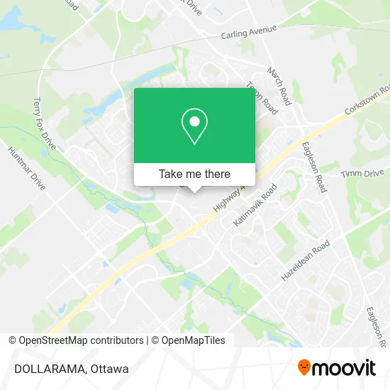 DOLLARAMA map
