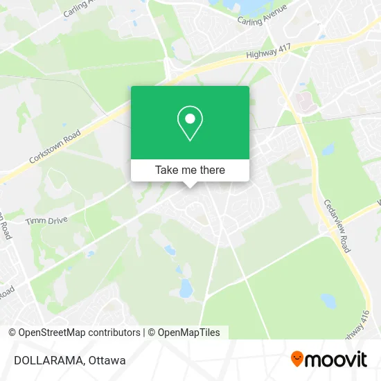 DOLLARAMA map