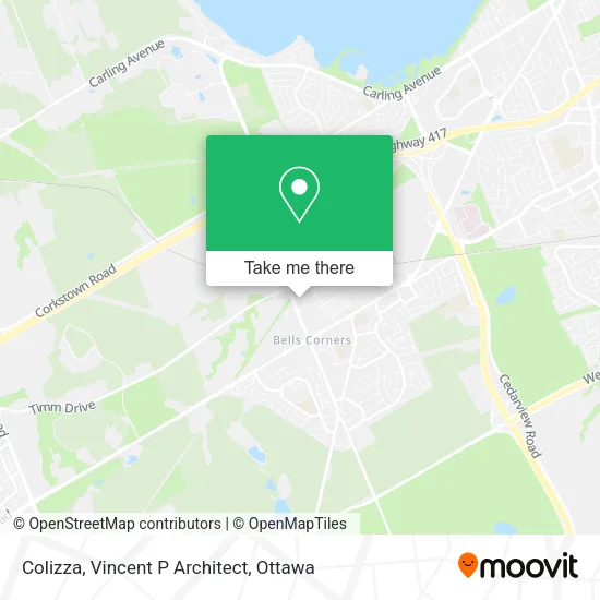 Colizza, Vincent P Architect map