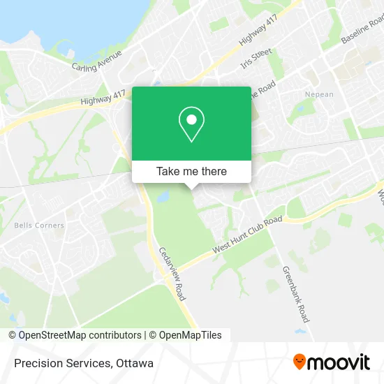 Precision Services map