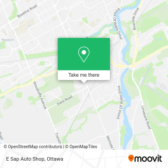 E Sap Auto Shop map