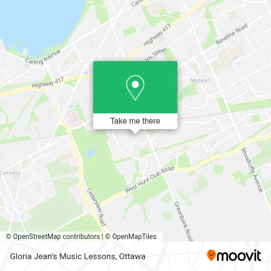 Gloria Jean's Music Lessons map