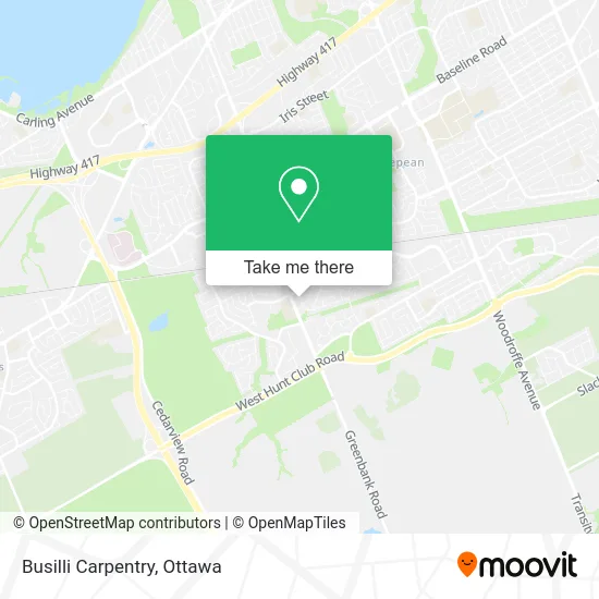 Busilli Carpentry map