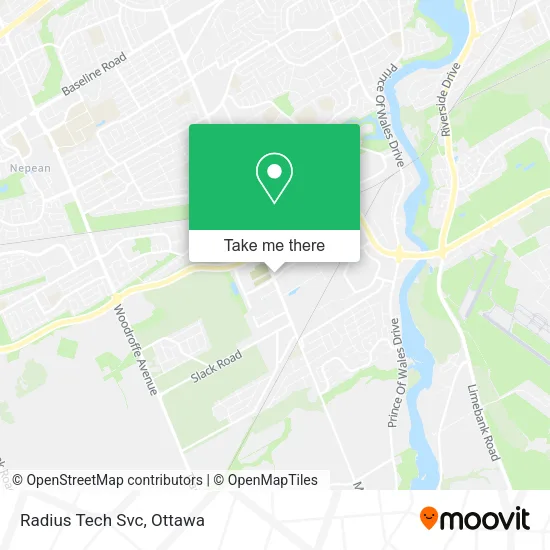 Radius Tech Svc map