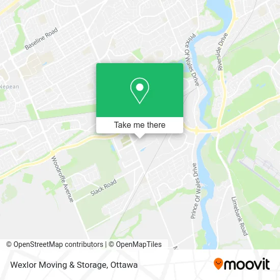 Wexlor Moving & Storage map