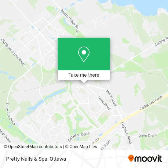 Pretty Nails & Spa map