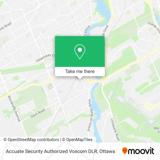 Accuate Security Authorized Voxcom DLR map