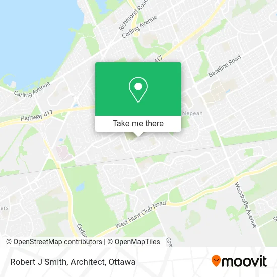 Robert J Smith, Architect map