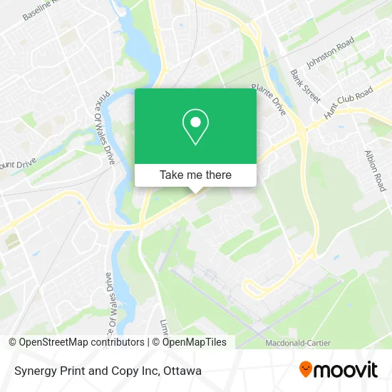 Synergy Print and Copy Inc map