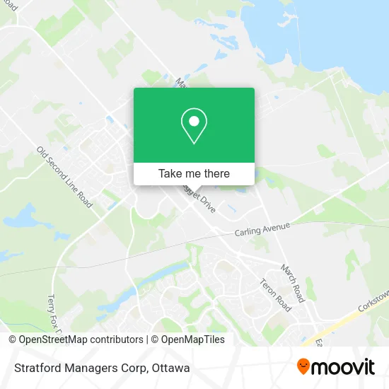Stratford Managers Corp map