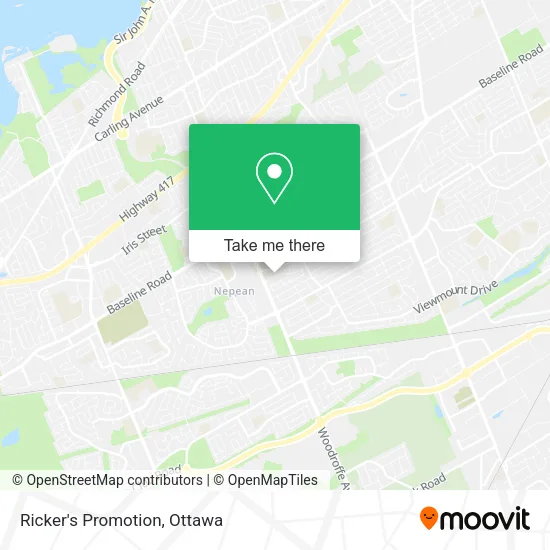 Ricker's Promotion map