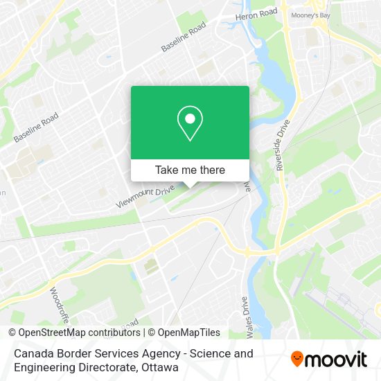 Canada Border Services Agency - Science and Engineering Directorate map