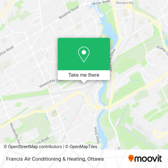 Francis Air Conditioning & Heating map