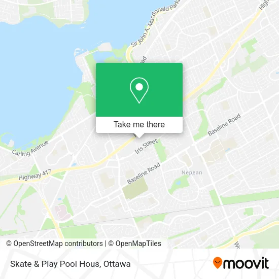 Skate & Play Pool Hous map