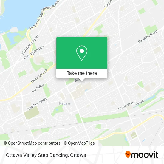 Ottawa Valley Step Dancing map