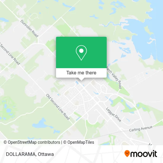 DOLLARAMA map