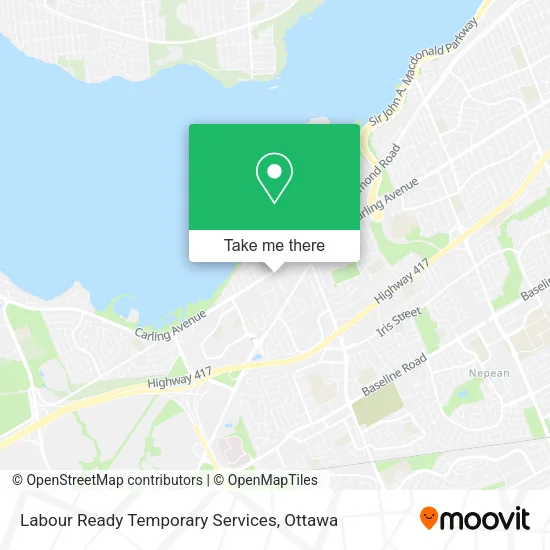 Labour Ready Temporary Services map