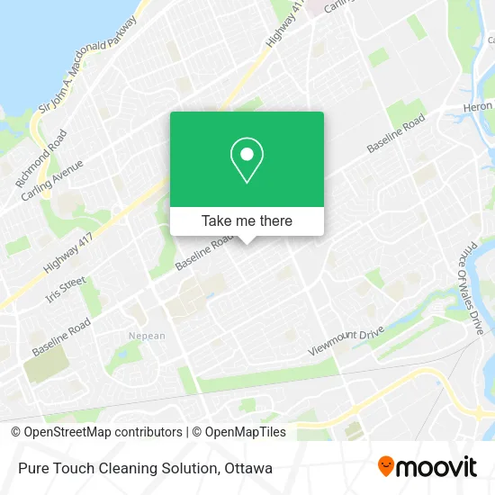 Pure Touch Cleaning Solution map