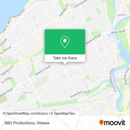 BBS Productions map