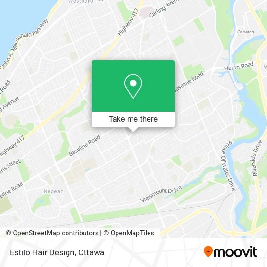 Estilo Hair Design map