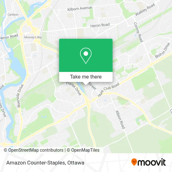 Amazon Counter-Staples map
