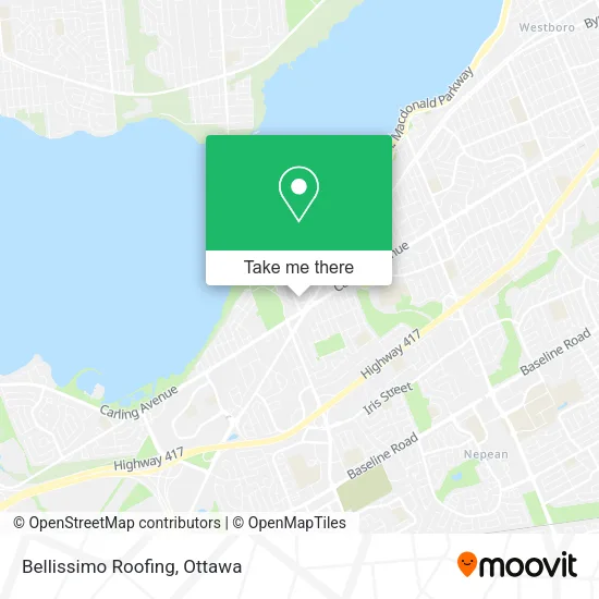 Bellissimo Roofing map