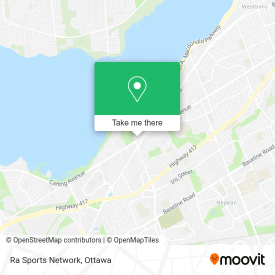 Ra Sports Network map