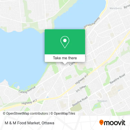 M & M Food Market map