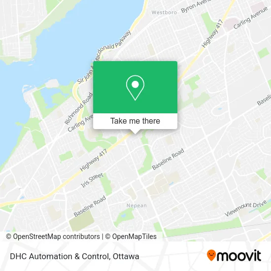 DHC Automation & Control map