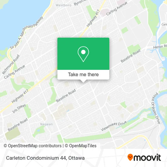 Carleton Condominium 44 map