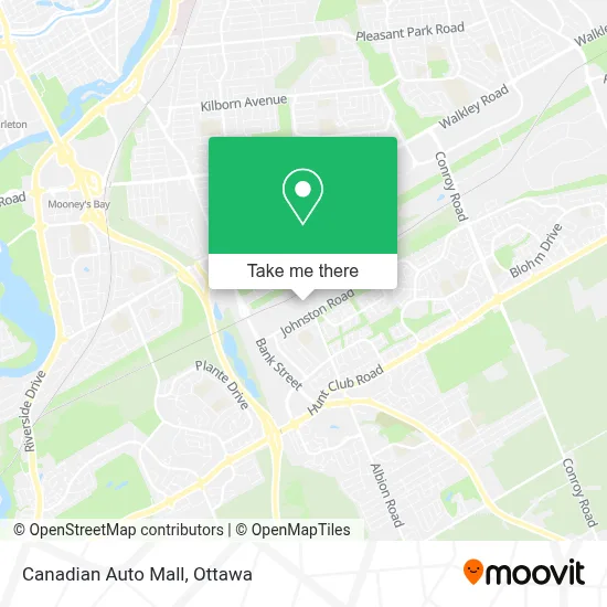 Canadian Auto Mall map