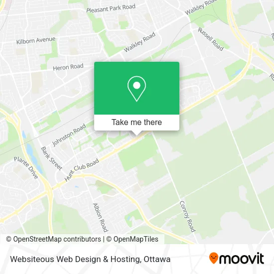 Websiteous Web Design & Hosting map