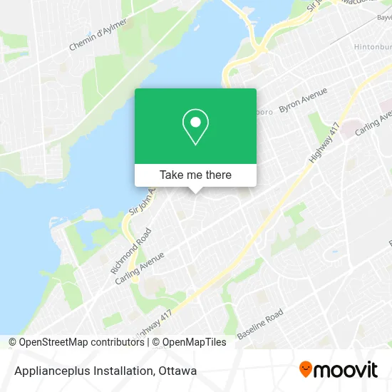 Applianceplus Installation map