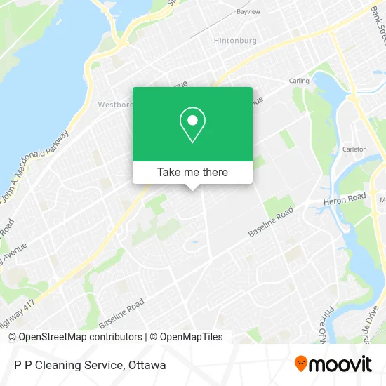P P Cleaning Service map