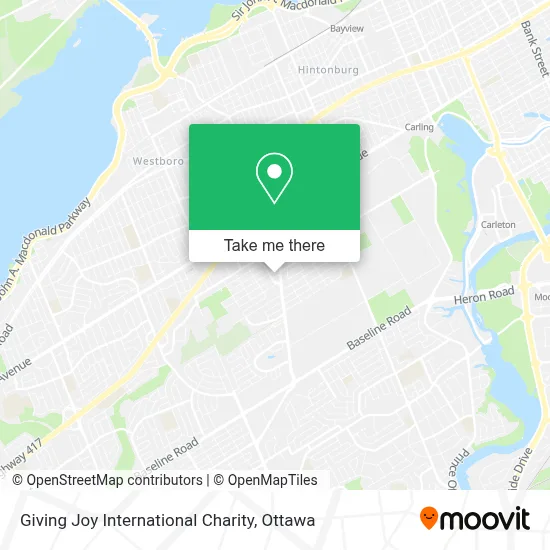 Giving Joy International Charity map