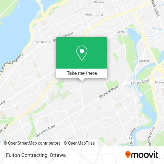 Fulton Contracting map