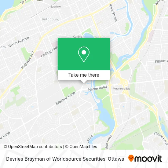 Devries Brayman of Worldsource Securities map